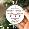 Promoted to Grandparents Ornament 2025 | Pregnancy Announcement Reveal, Baby Announcement, New Grandparents Ornament, Grandparents Gift