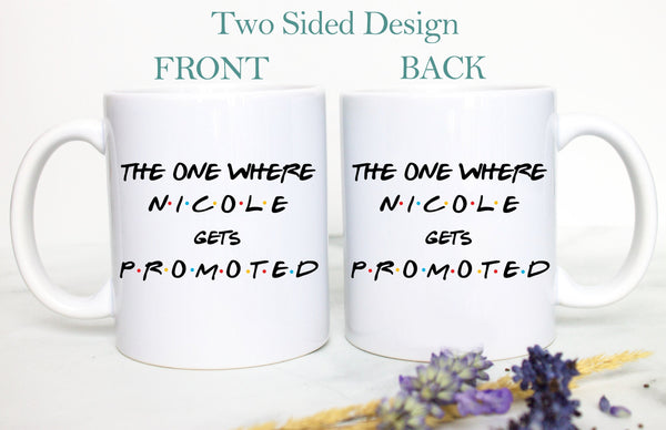 Personalized Job Promotion Gift, Job Promotion Mug, Gift for Work Promotion, Funny Promotion Gift for Men and Women, Promotion Gift Idea