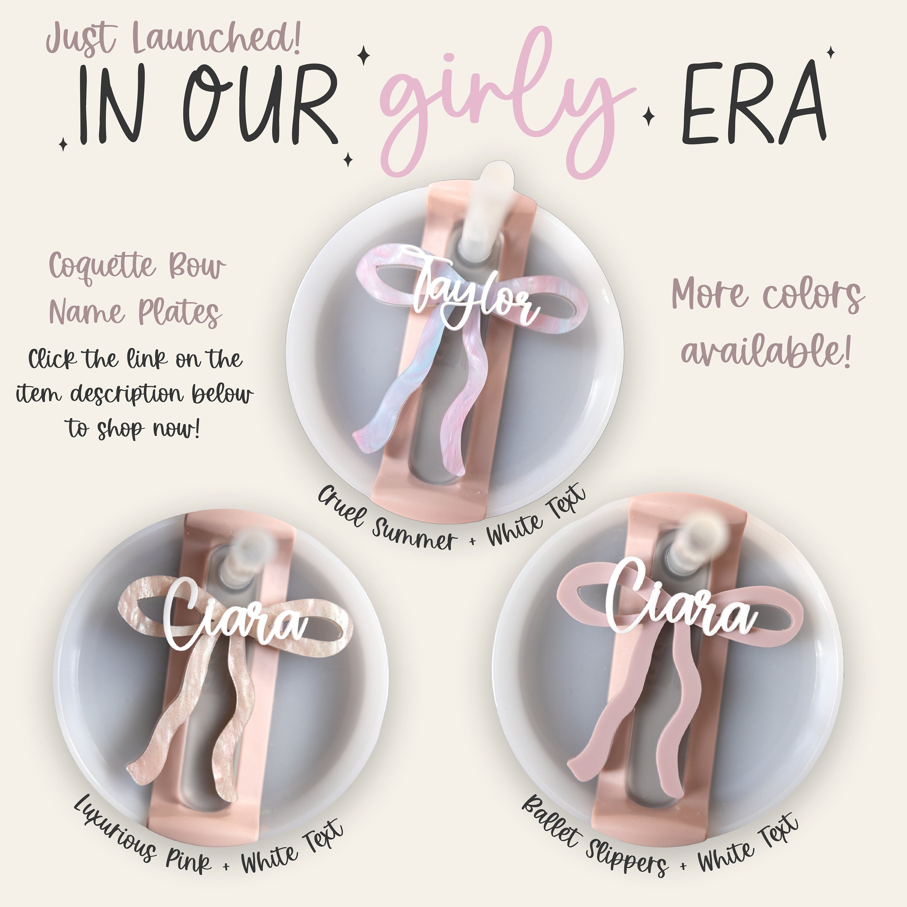 Personalized Tumbler Name Plate Quencher H2.0