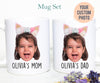 Custom Baby Face Photo Gift For Mom Dad Individual OR Mugset, Personalized Photo Mug, Christmas Gift, Parents Birthday, Baby Face Gift Mug