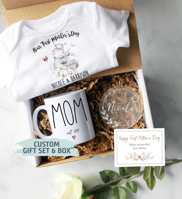 Custom First Mother's Day Gift Box