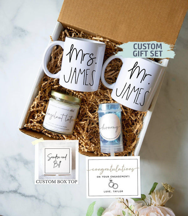 Couple Engagement Gift Box- Mr & Mrs Gift Box