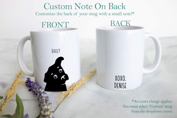 Personalized Dog Name Mug - White Ceramic Mug
