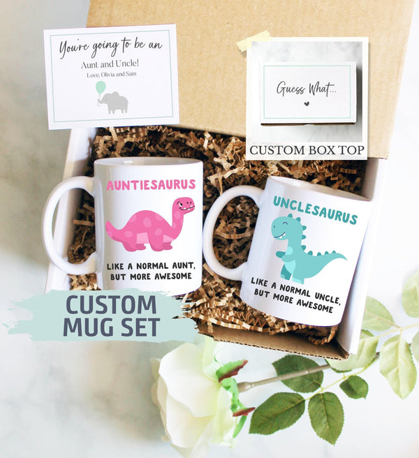 Pregnancy Announcement Gift Box | Promoted Aunt and Uncle