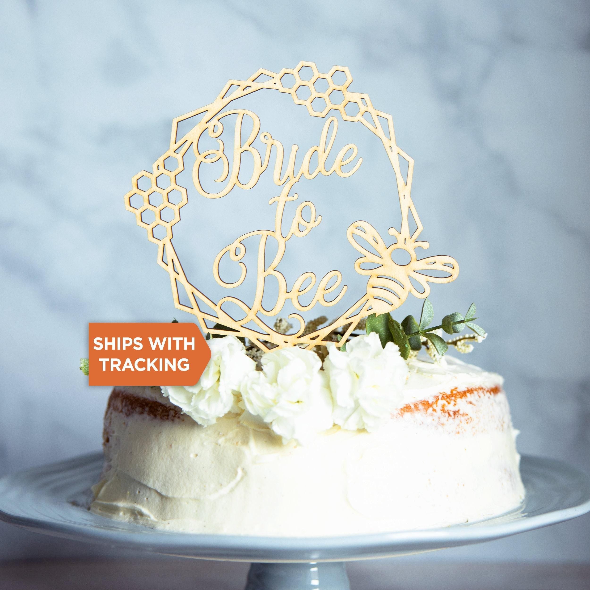 Bride To Bee Wedding Cake Topper
