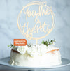 You Me and the Pets Wedding Cake Topper