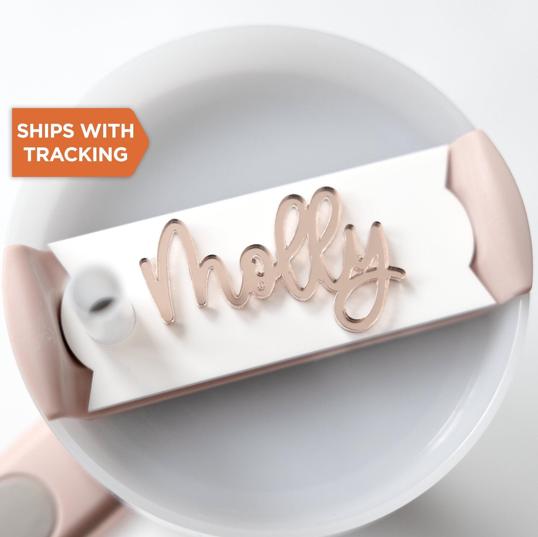 Personalized Tumbler Name Plate Quencher H2.0