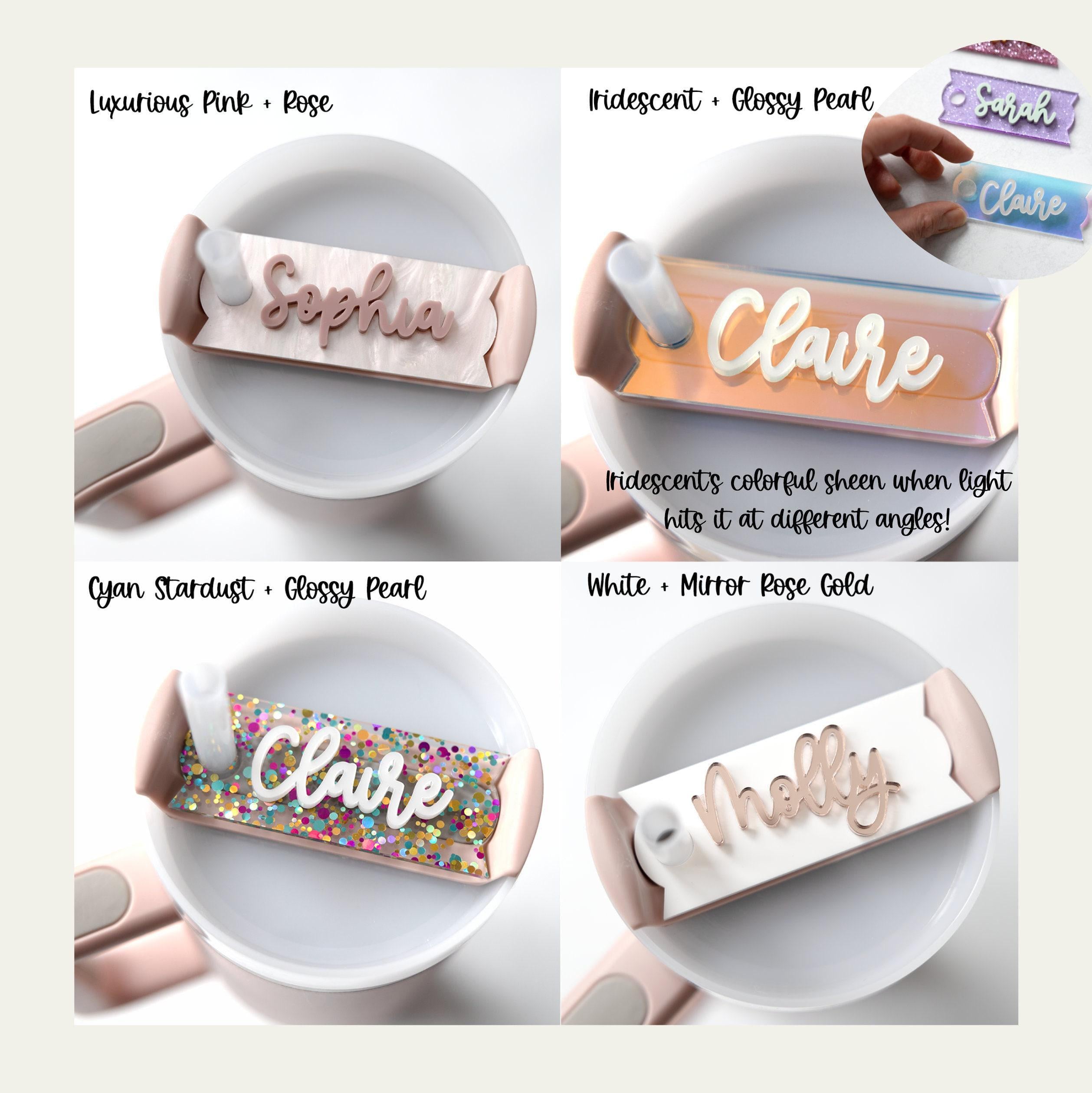 Personalized Tumbler Name Plate Quencher H2.0