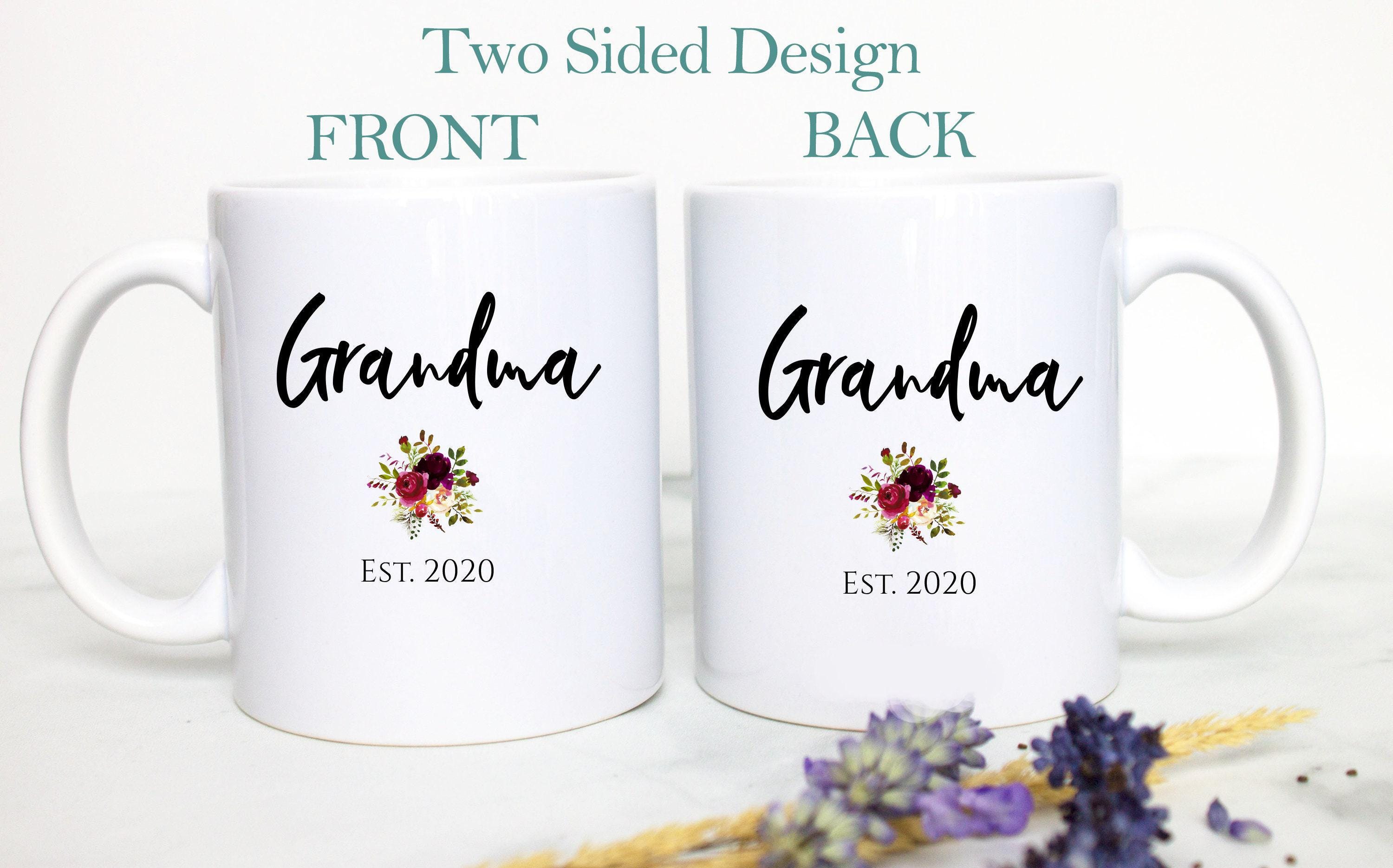 Grandpa and Grandma EST Individual or Mug Set #5 - White Ceramic Mug