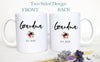Grandpa and Grandma EST Individual or Mug Set #5 - White Ceramic Mug