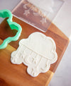Baby Mobile Plaque - Acrylic Fondant Embosser With Optional Cutter