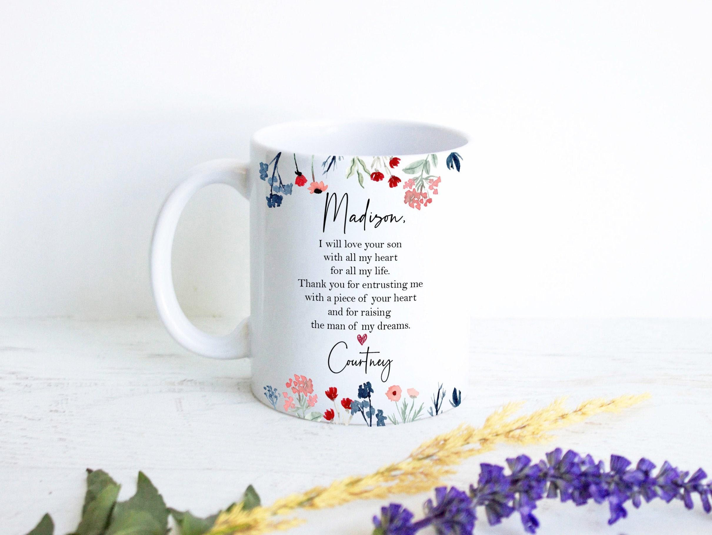 Future Mother In Law Gift #6 Custom Name - White Ceramic Mug