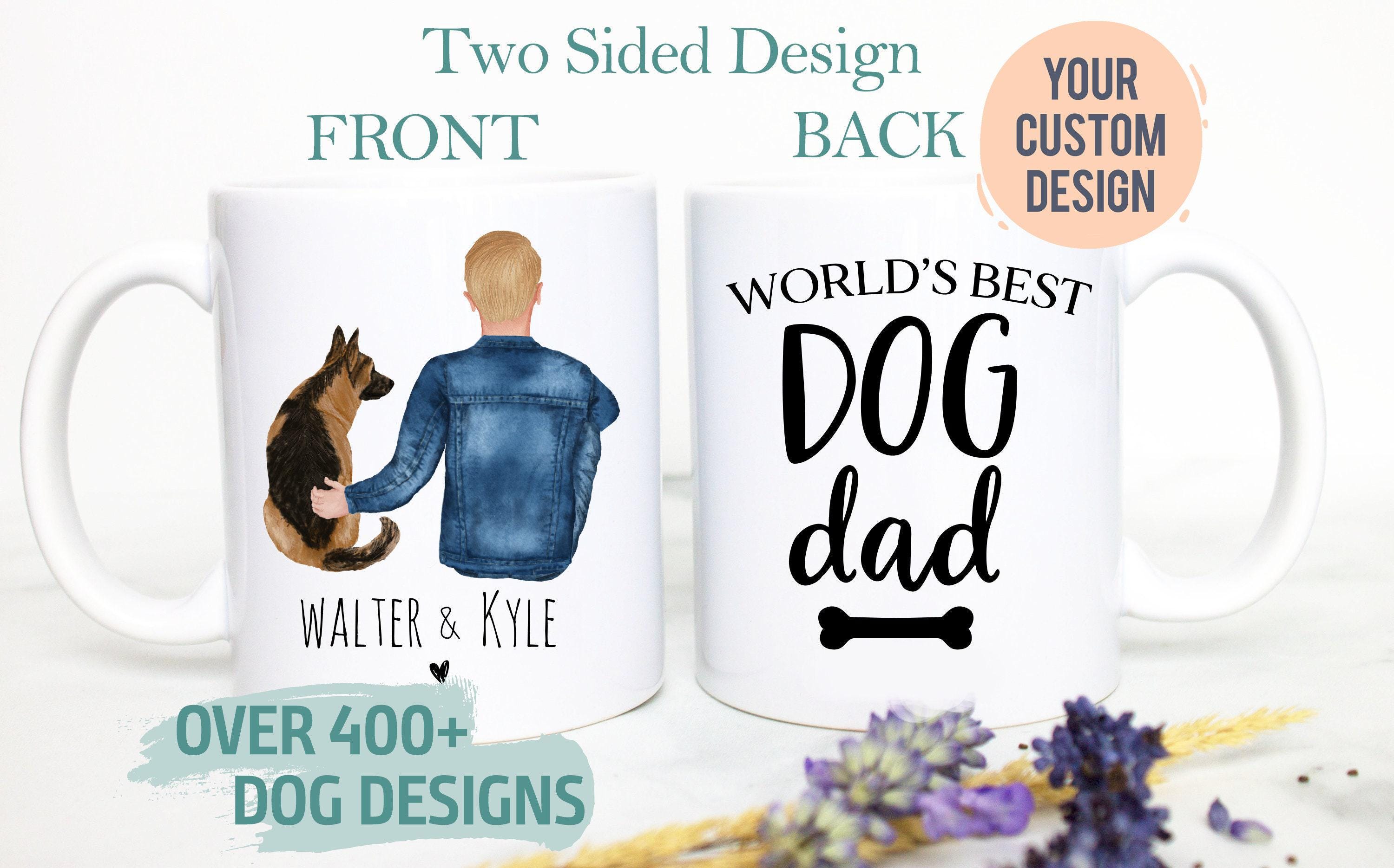 Custom Dog Dad Gift #5, Dog Mug, Dog Lover Owner Gift, Gift for Husband Him Men, Best Dog Dad Mug, Father's Day, Gift for Dad Christmas Gift