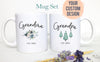 Grandpa and Grandma Winter Individual or Mug Set - White Ceramic Mug