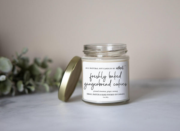 Gingerbread Cookie Candle | 5oz. Handmade Soy Wax Candle