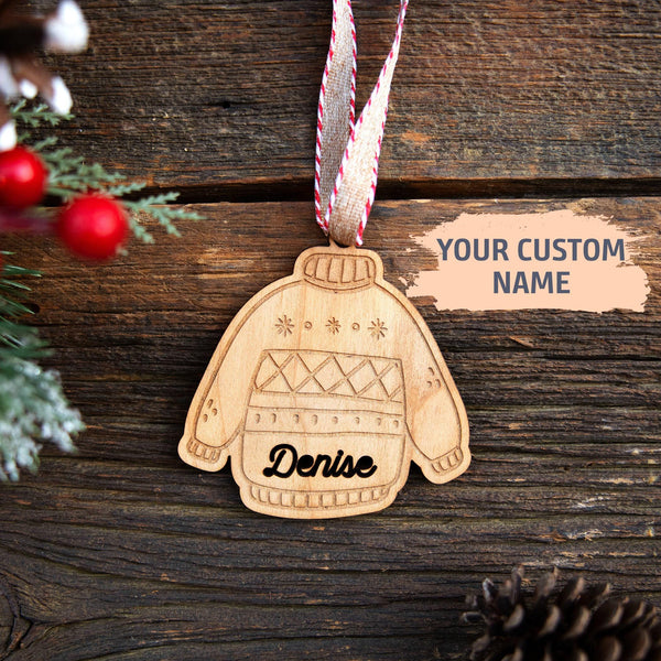Custom Name Christmas Ornament