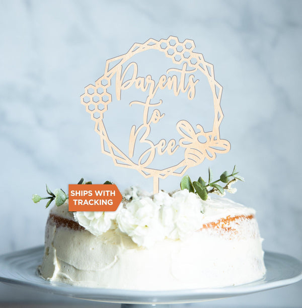 Parents to Bee Cake Topper