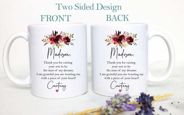 Future Mother In Law Gift #7 Custom Name - White Ceramic Mug