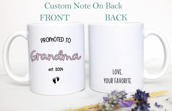 Pregnancy Announcement Grandparents Individual OR Mug Set