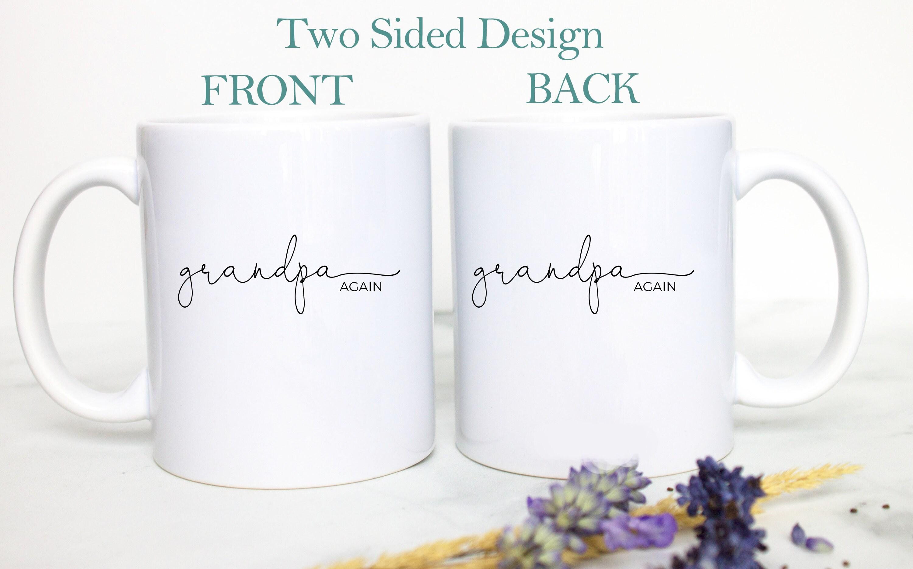 Grandpa and Grandma Again Individual or Mug Set - White Ceramic Mug