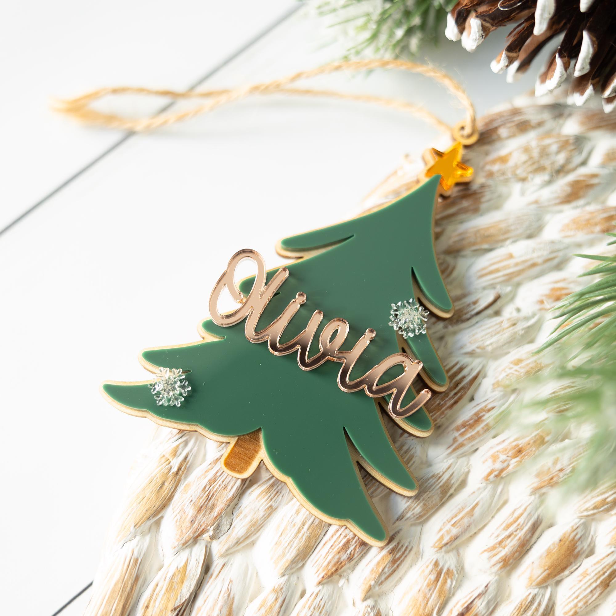 Personalized Name Christmas Stocking Tag