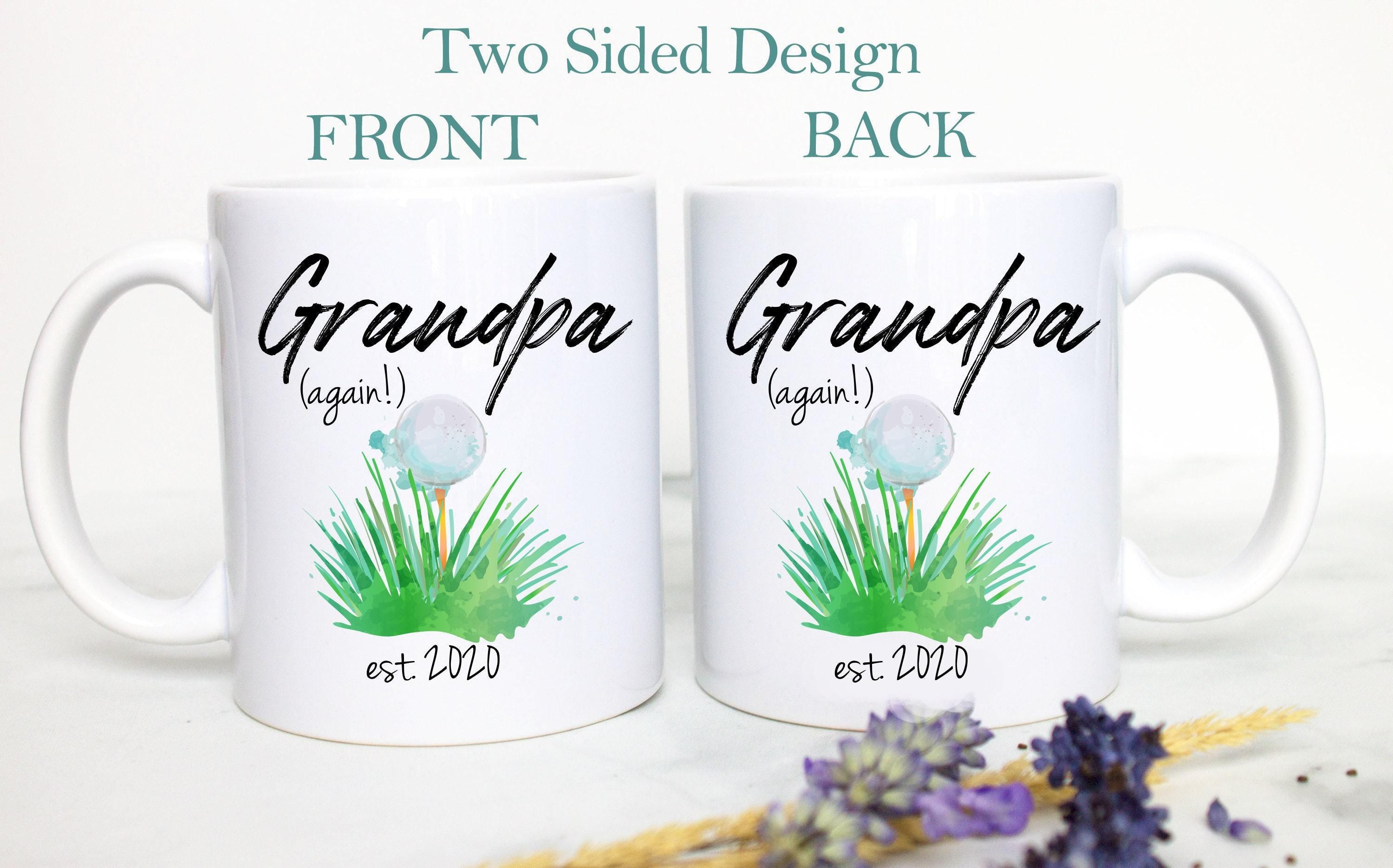 Grandpa Again Golf Est - White Ceramic Mug