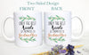 Only The Best Aunts Get Promoted to Godmother Greenery - White Ceramic Mug