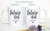 Future Mom and Dad Individual or Mug Set Custom Date - White Ceramic Mug