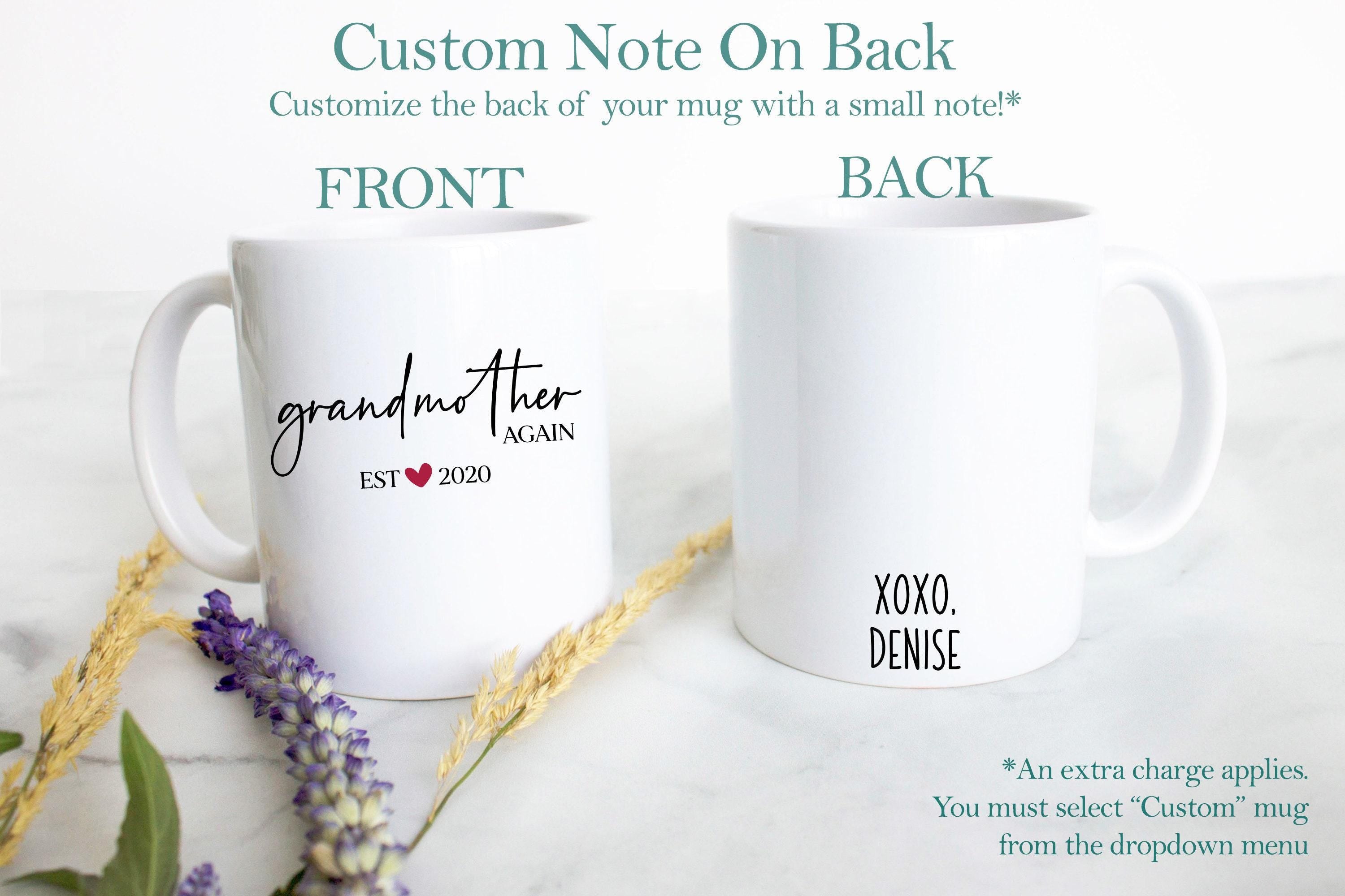 Grandpa and Grandma Again Individual or Mug Set #2 - White Ceramic Mug