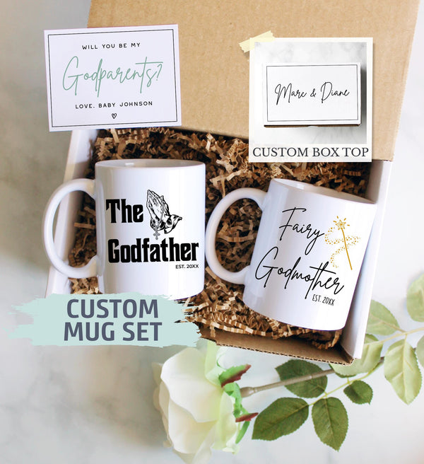 Personalized Godparent Gift Box
