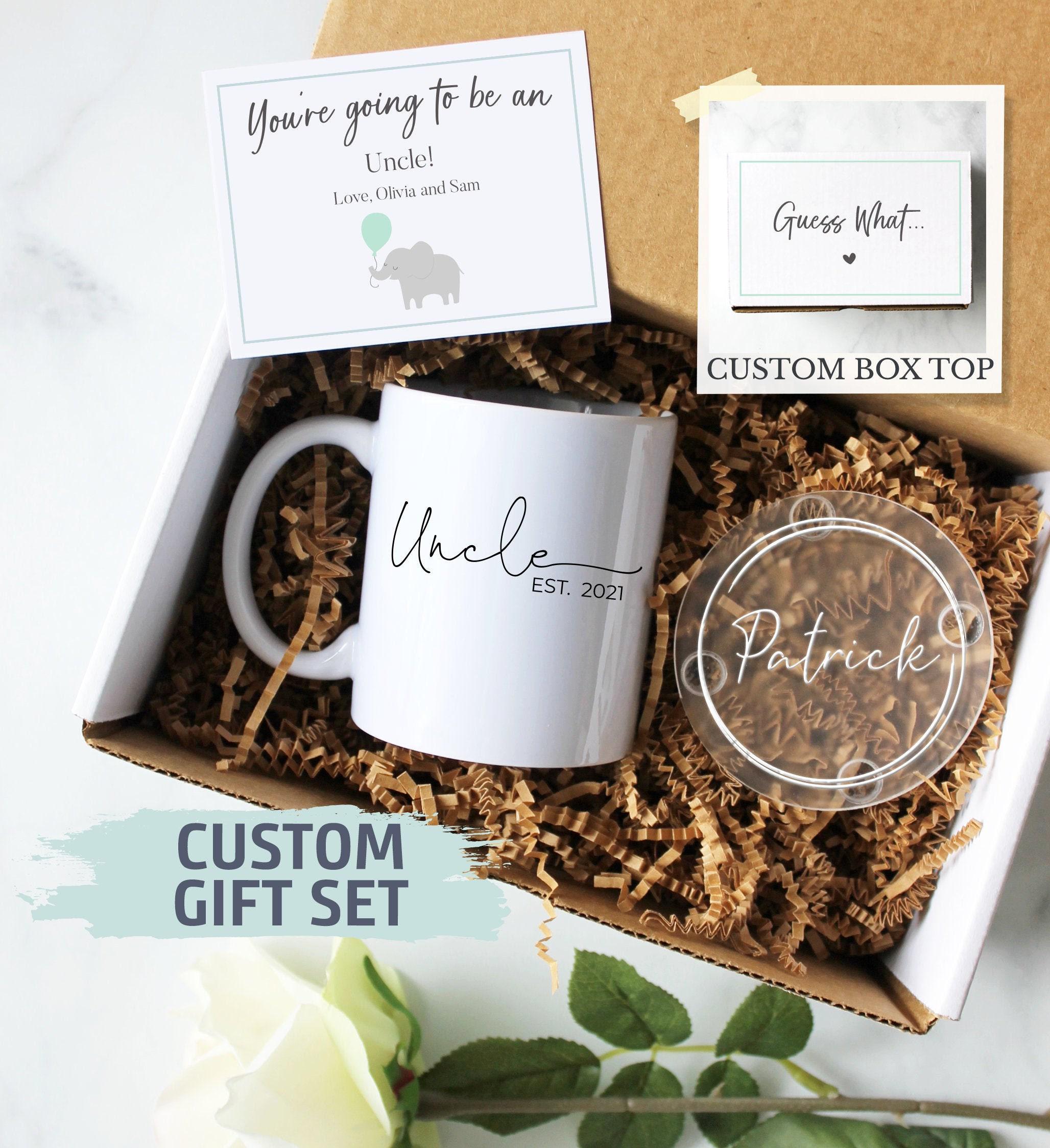 Personalized Uncle Gift Box | Promoted to Uncle