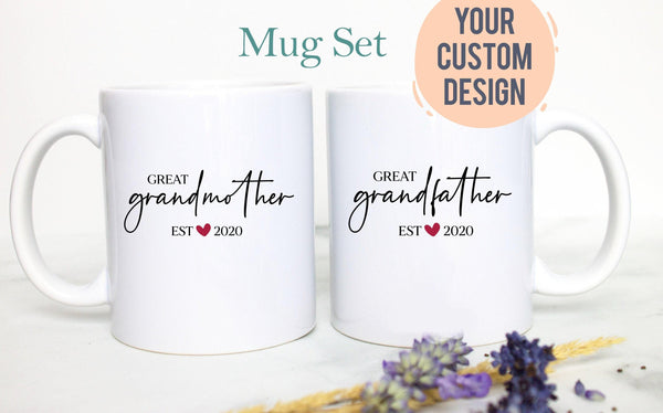 Great Grandpa and Grandma Individual or Mug Set #2 - White Ceramic Mug
