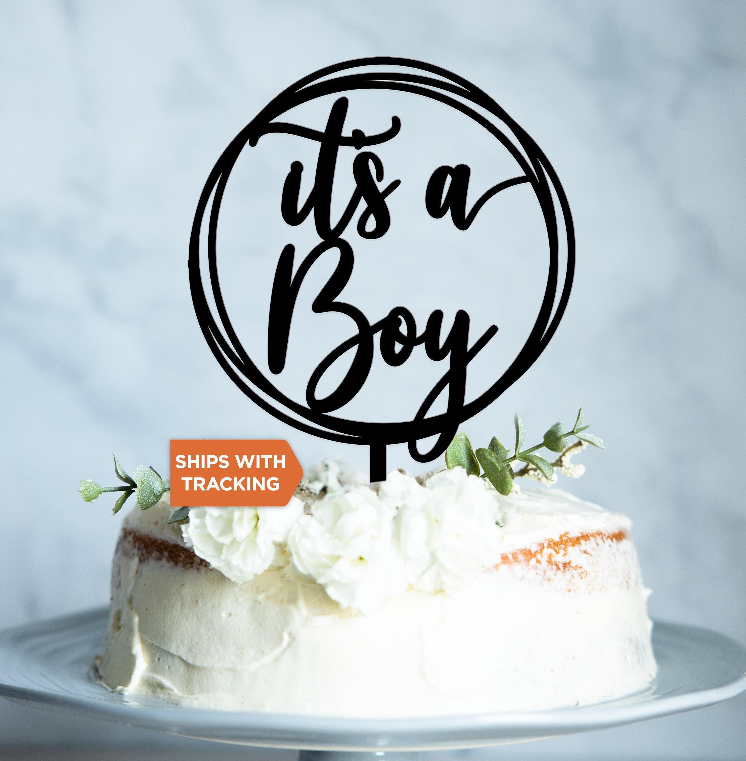 It's a Boy Cake Topper
