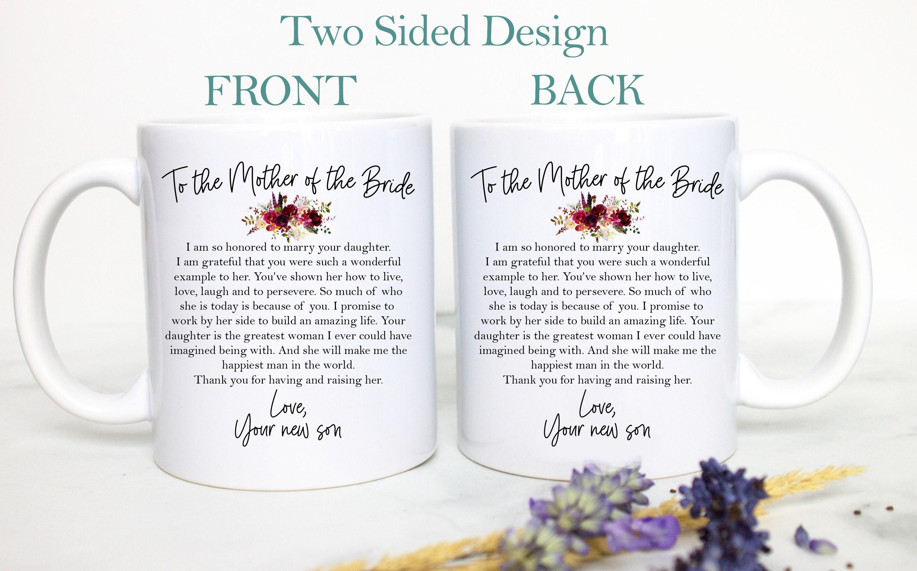 To My Future Mother In Law Mother from Groom Custom Name - White Ceramic Mug