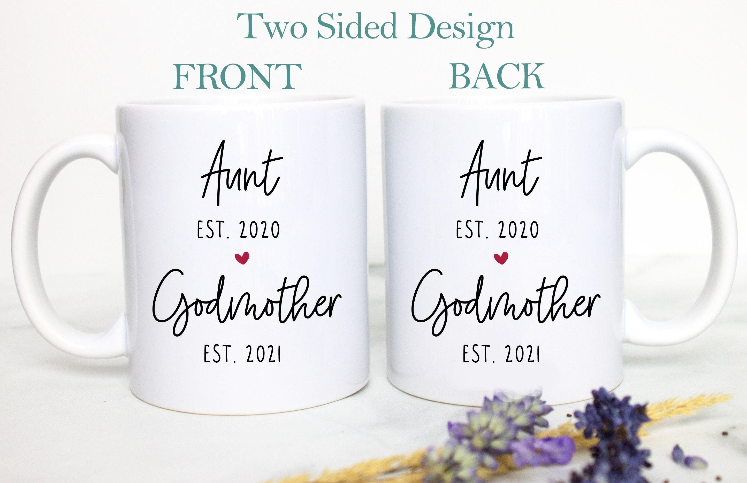 Aunt Promoted to Godmother Uncle Godfather Individual OR Mug Set