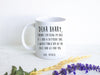 If I Had a Different Dad, I Would Punch Them - White Ceramic Mug