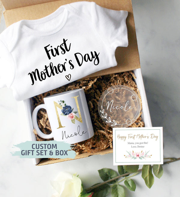 Custom First Mother's Day Gift Box