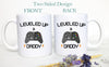 Leveled Up to Daddy Nintendo - White Ceramic Mug