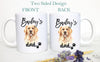 Personalized Retriever Mom and Dad Individual or Mug Set - White Ceramic Custom Mug