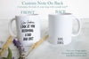 Wow Look At You Becoming a Dad and Shit Custom - White Ceramic Mug