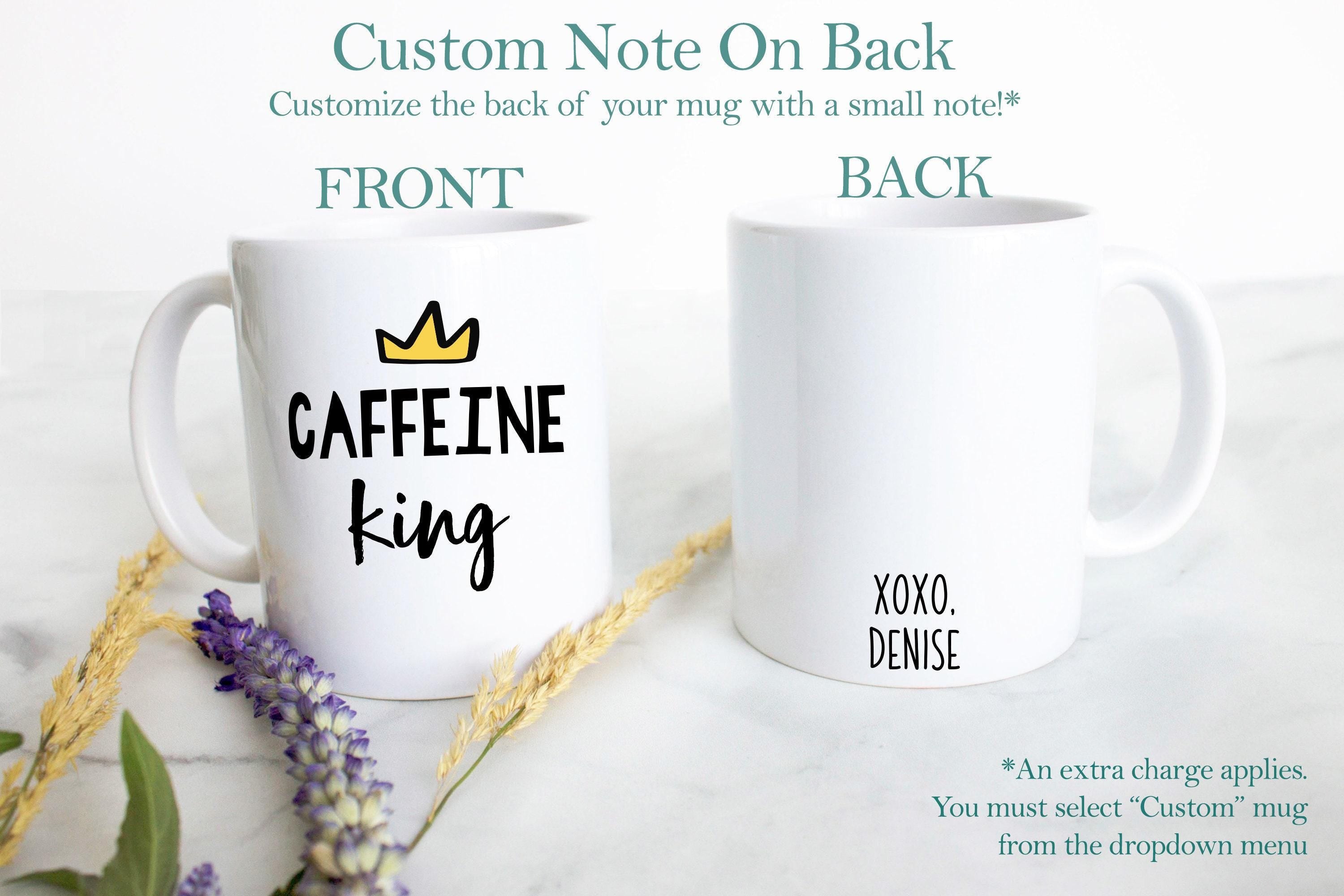 Big Soon and Little Spoon Individual or Mug Set - White Ceramic Mug