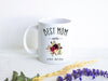Best Mom Ever Floral - White Ceramic Mug