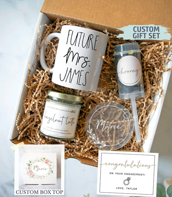 Personalized Engagement Gift Box