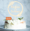 Custom Name Wedding Cake Topper