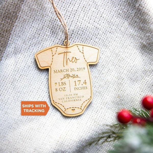 Custom Baby's First Christmas Ornament