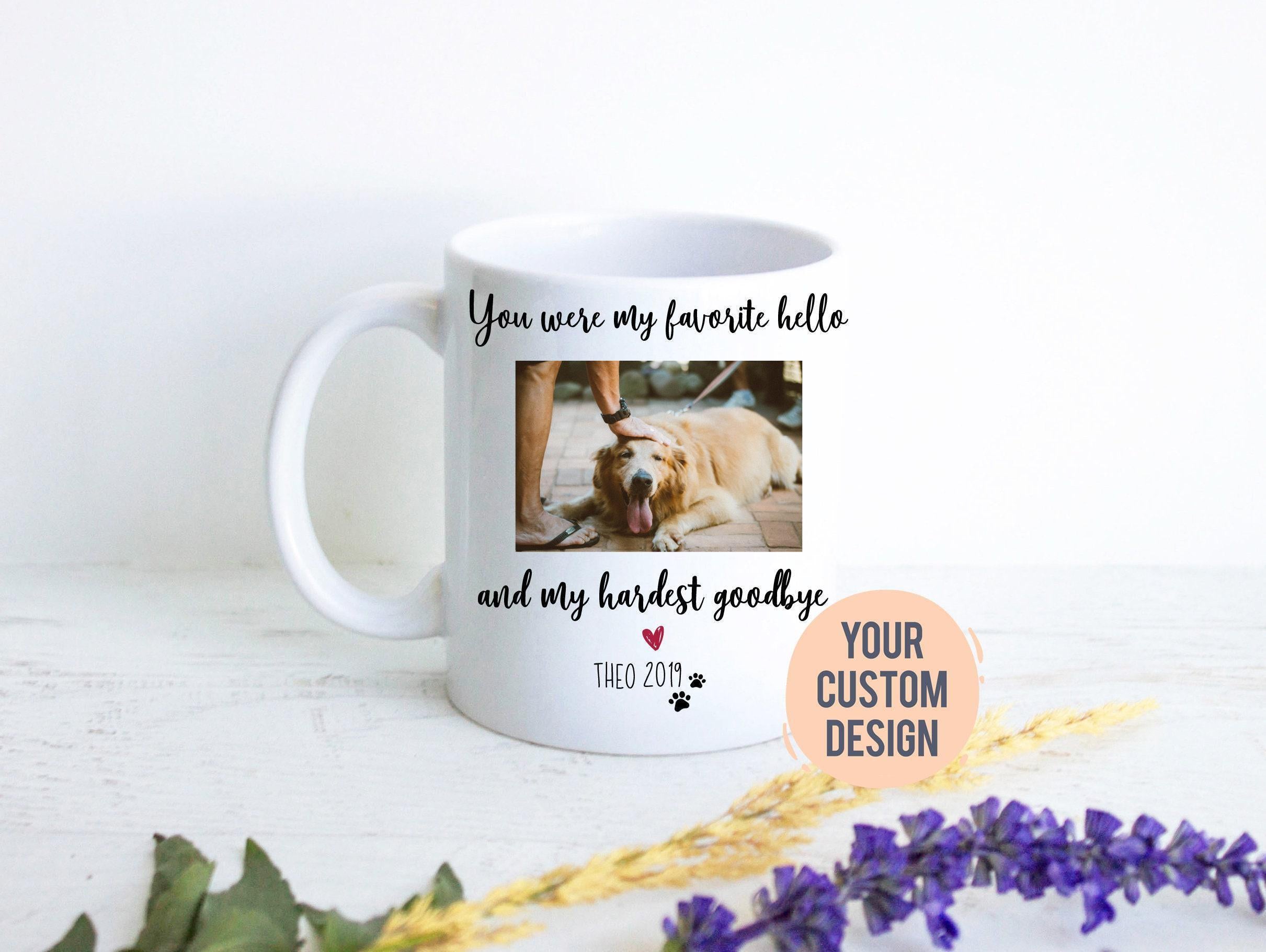 Custom Photo Dog Loss #2 - White Ceramic Mug