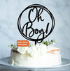 Oh Boy Baby Shower Cake Topper