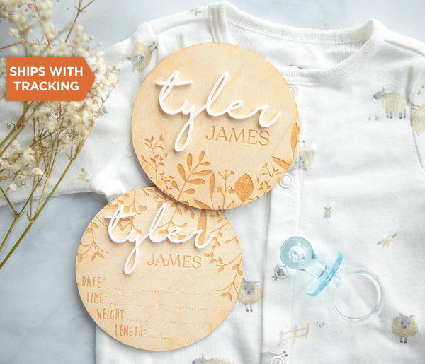 Custom Baby Name Sign