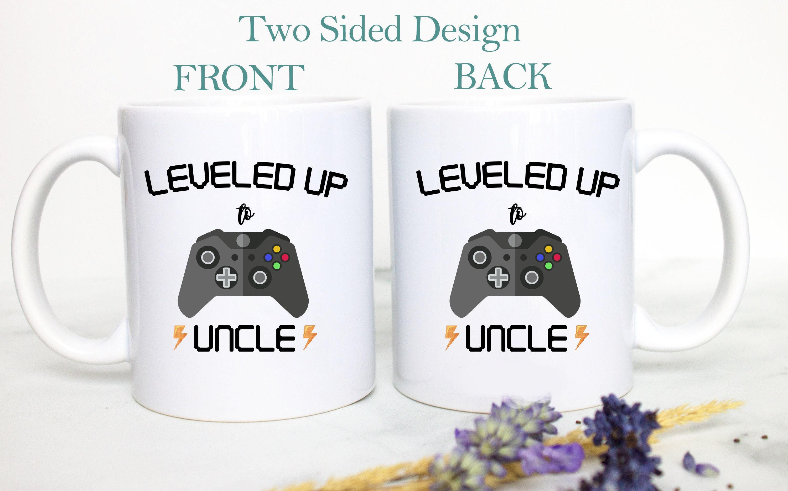 Leveled Up to Uncle Nintendo - White Ceramic Mug