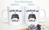 Leveled Up to Uncle Nintendo - White Ceramic Mug